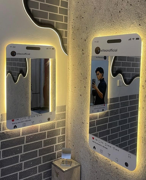 Instagram LED Mirror Wall Art – Smart Aesthetic Backlit Frame