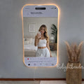 Instagram LED Mirror Wall Art – Smart Aesthetic Backlit Frame