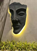 Modern LED Face Wall Sculpture